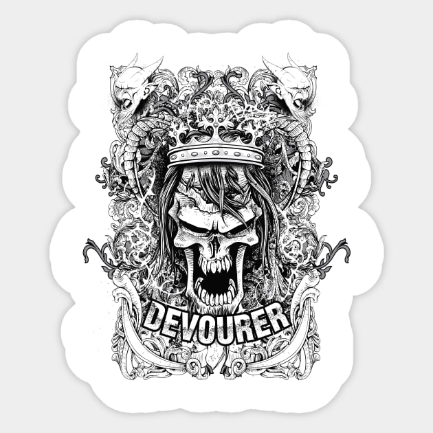 Halloween Devourer Sticker by Gigart